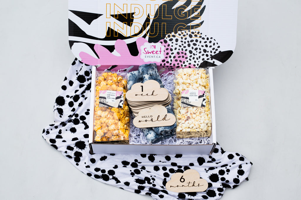 *EXCLUSIVE* <br/>Ready To Pop Box - Classic Single Sided - Baby Milestones | Personalized