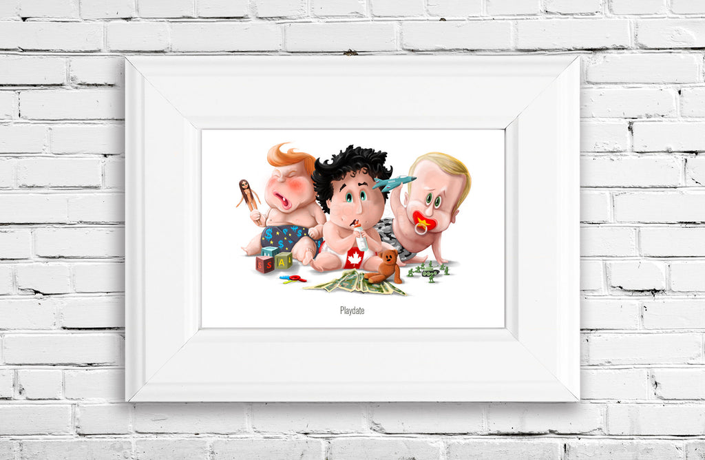 Baby Presidents Playdate (Hi-Res) - Digital Download - Wall Art