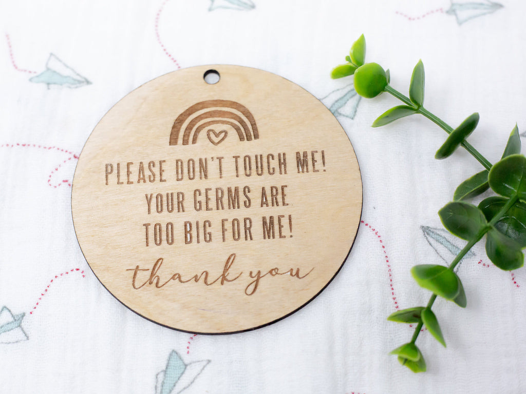 Your Germs Are Too Big For Me - Rainbow - Tags