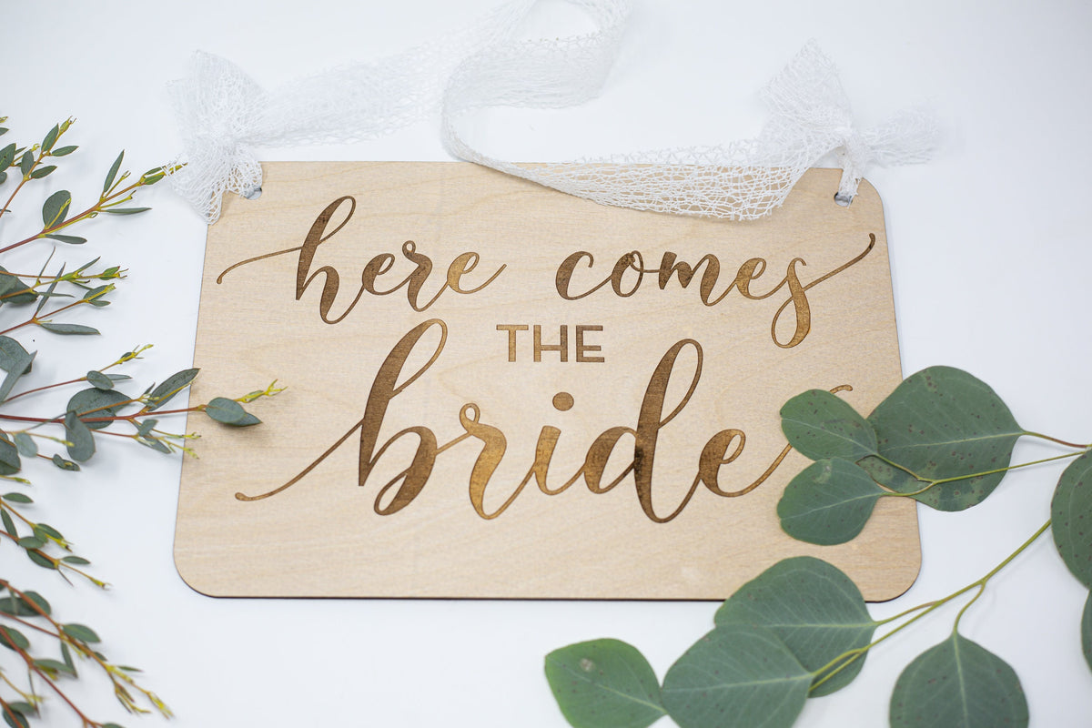 Bride to Be Sign - Etched On Wood