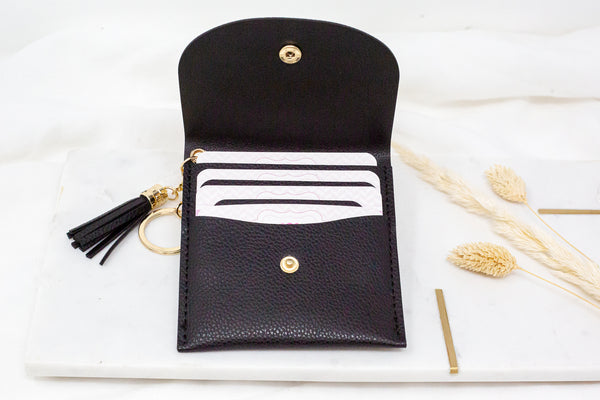 Card Purse Holder Wallet For Women - Vegan Leather