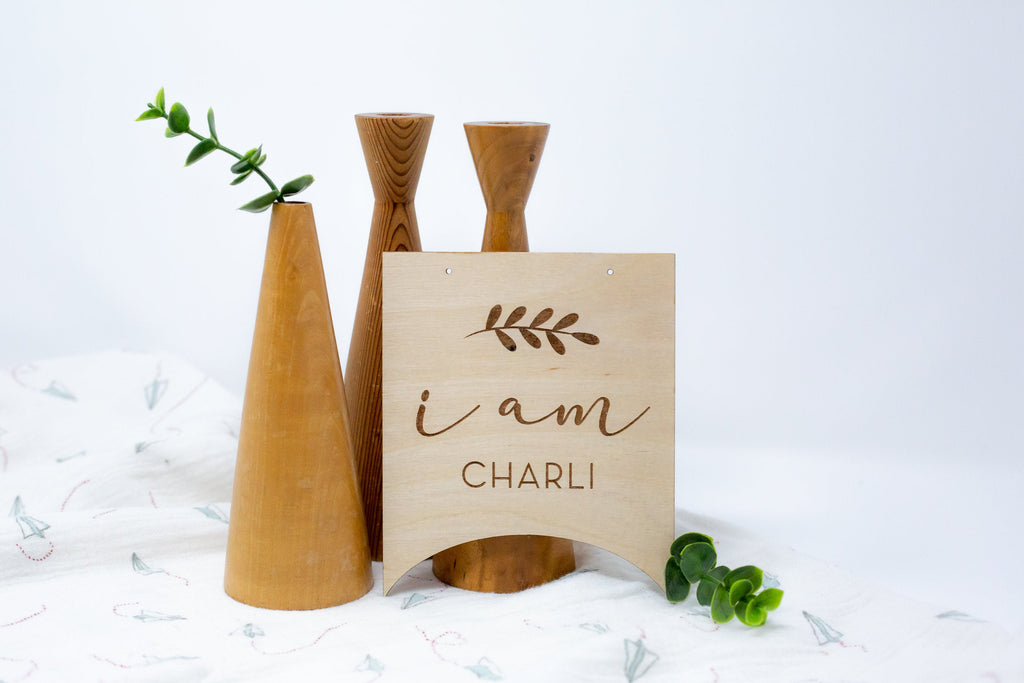 I Am - Nature Plaque - Name Announcement | Personalized