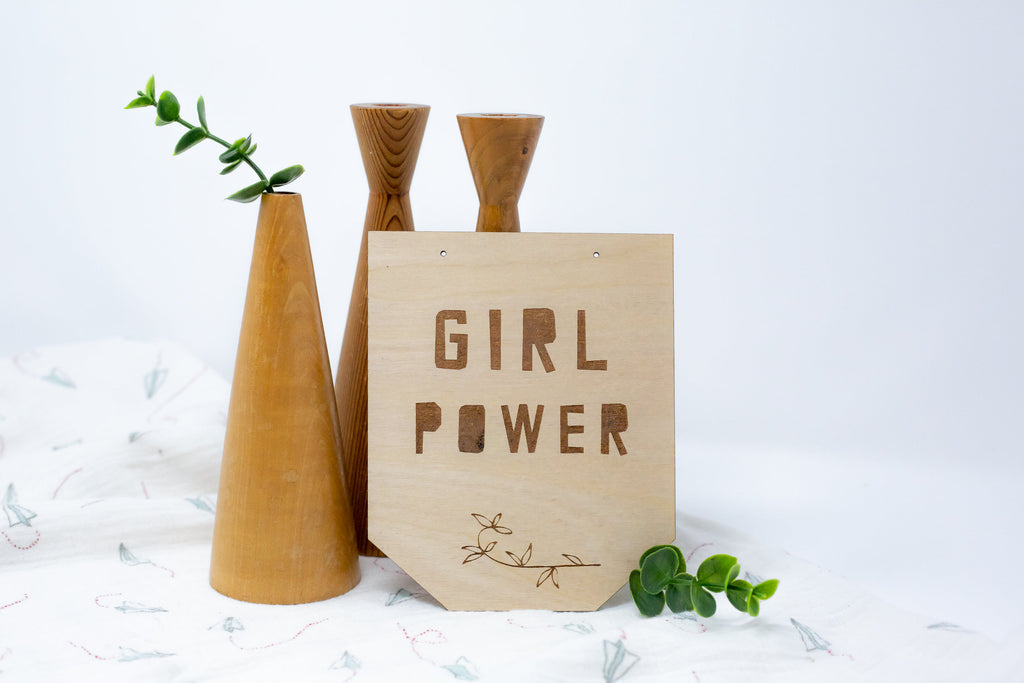 Girl Power - Classic Sign - Kids Room Decorations