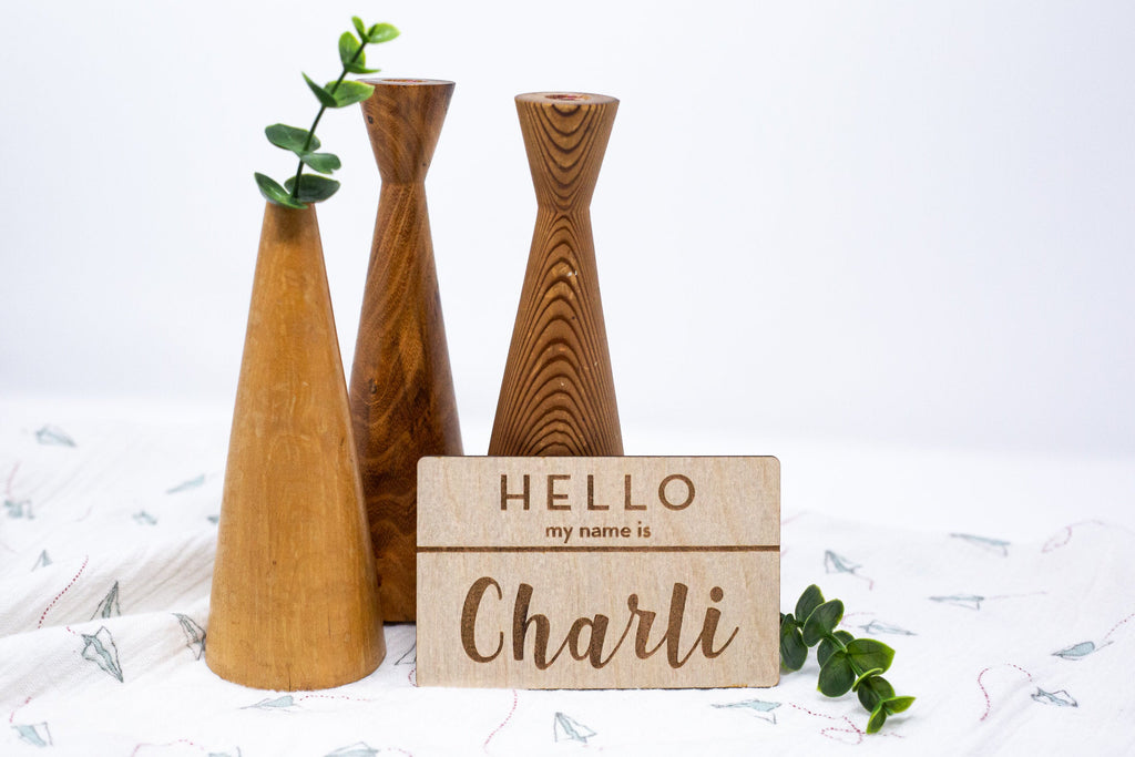 Hello My Name Is - Traditional Tag - Name Announcement | Personalized
