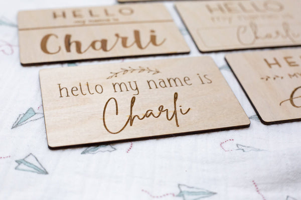 Hello My Name Is - Classic - Name Announcement | Personalized